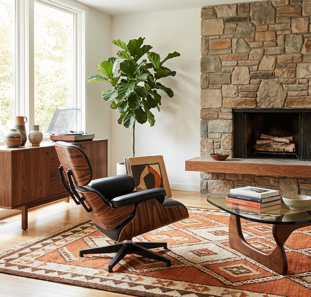Mid-Century Modern in the Living Room
