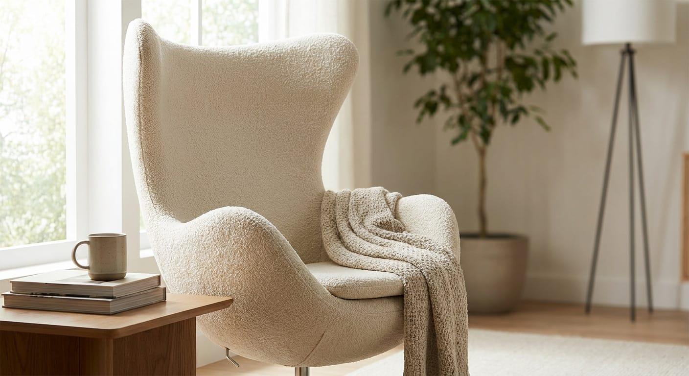 Egg Chair Replica Boucle: What to Check in 2026