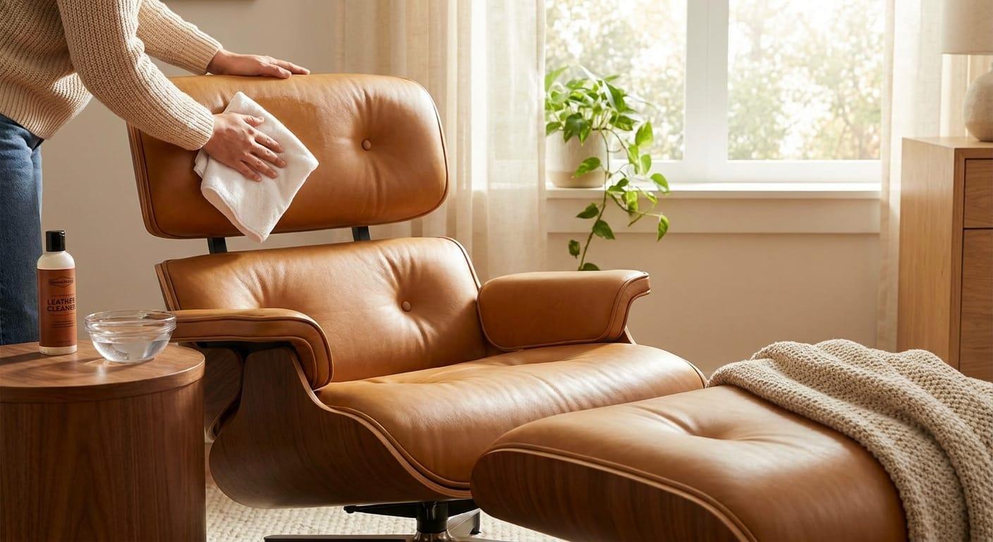 How to Clean a Replica Leather Lounge Chair (2026)