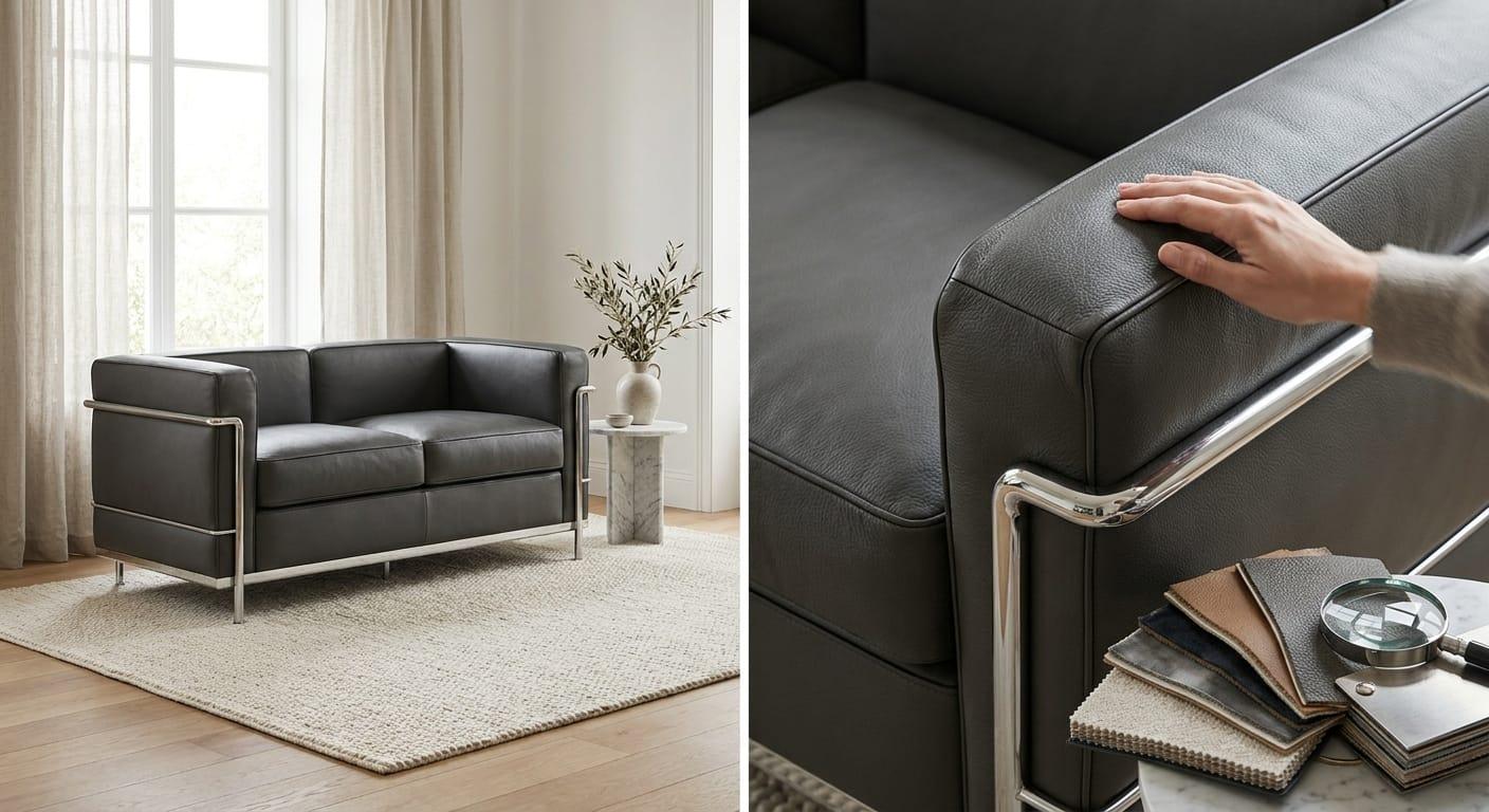LC2 Sofa Replica Materials & Quality Guide 2026