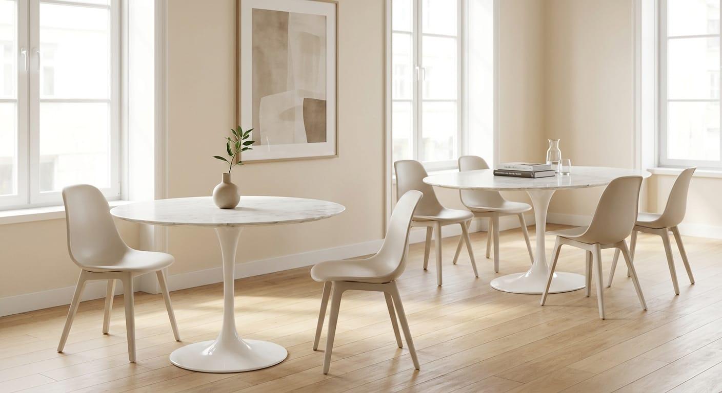 Tulip Table Replica Round vs Oval: 2026 Buying Guide