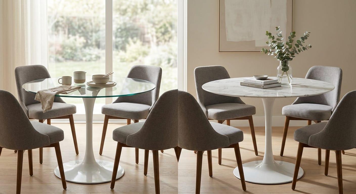Tulip Dining Table Replica: Glass vs Laminate 2026