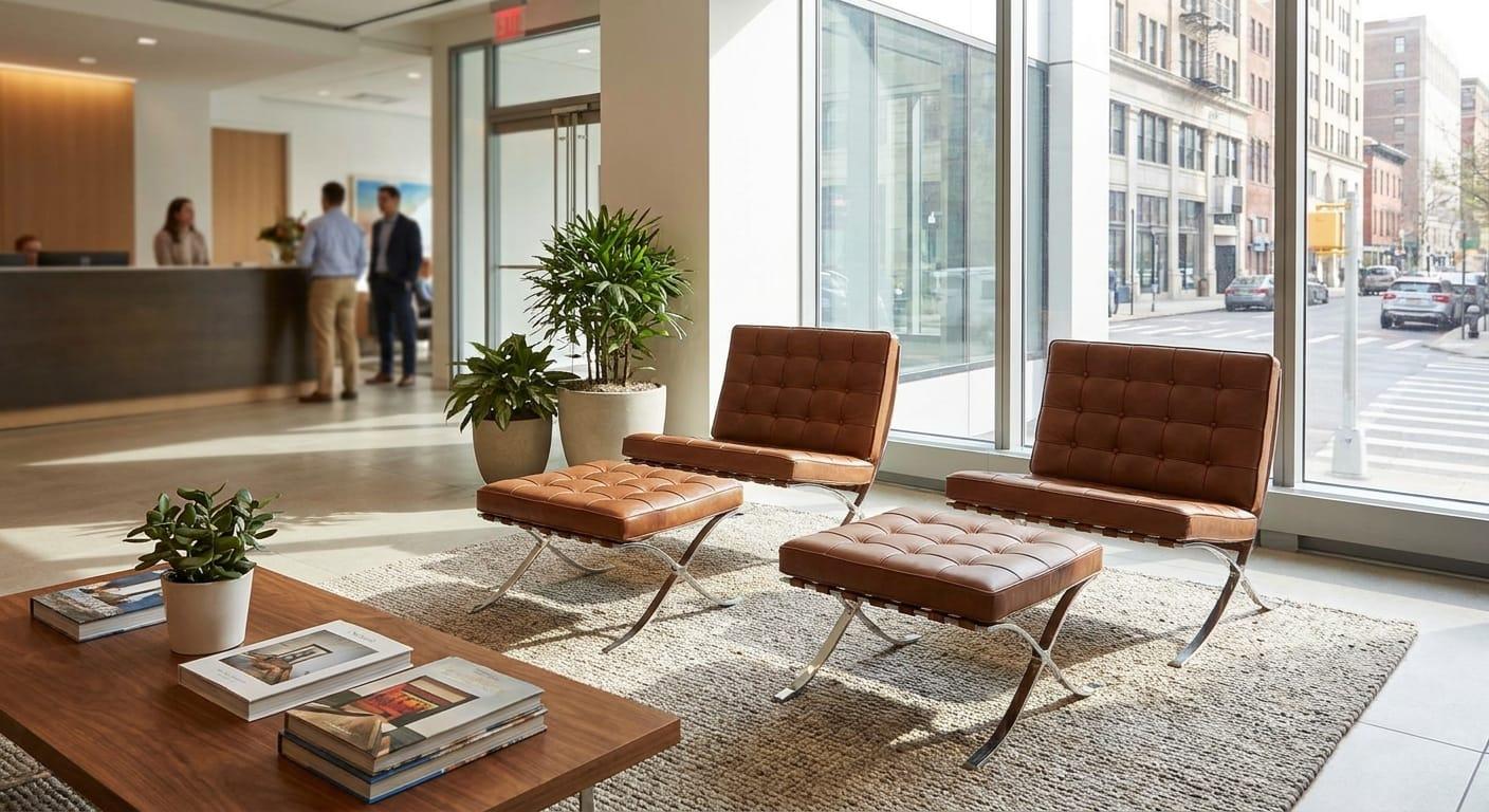 Barcelona Chair Replica for Office Lobbies: 2026 Guide