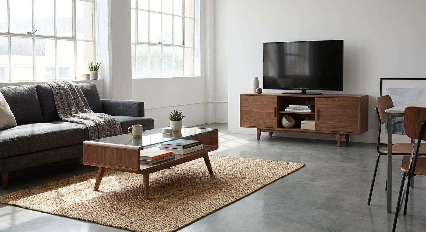 Best Replica Coffee Tables for Concrete Floors 2026