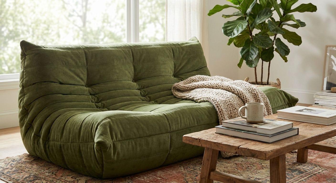 Green Velvet Togo Sofa Replica: Styling Ideas for 2026