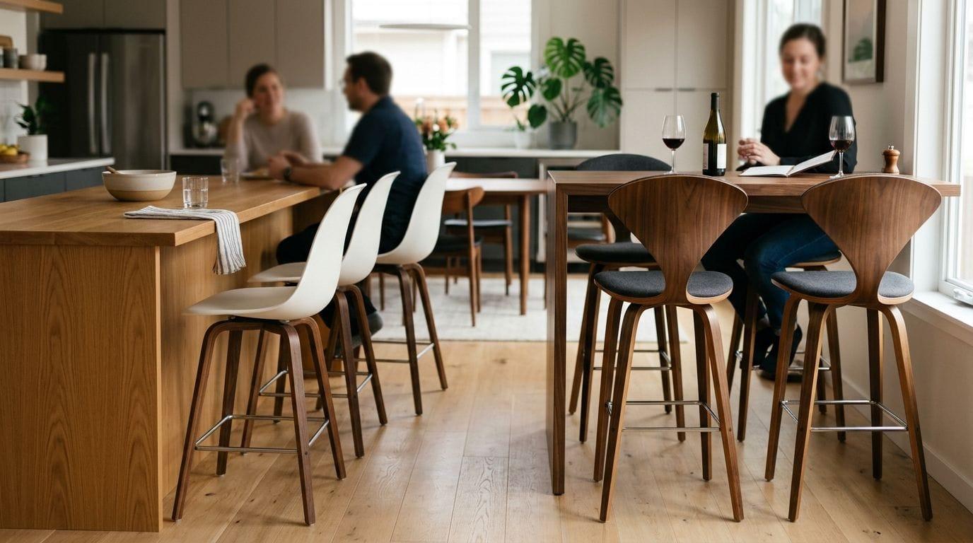 Best Bar Stool Replica Height Guide 2026: Counter vs Bar