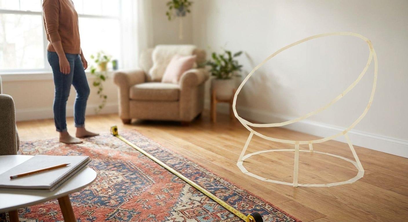 Measure a Room for an Egg Chair Replica: Full Guide