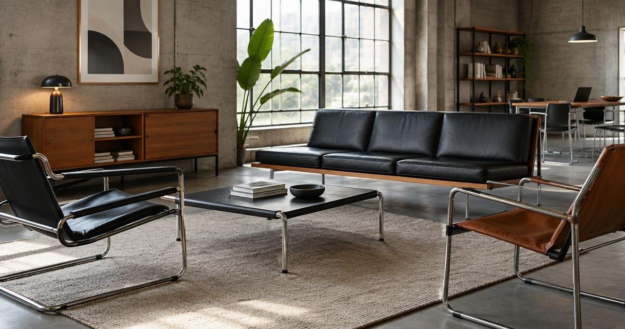 Best Charlotte Perriand furniture replicas for industrial interiors