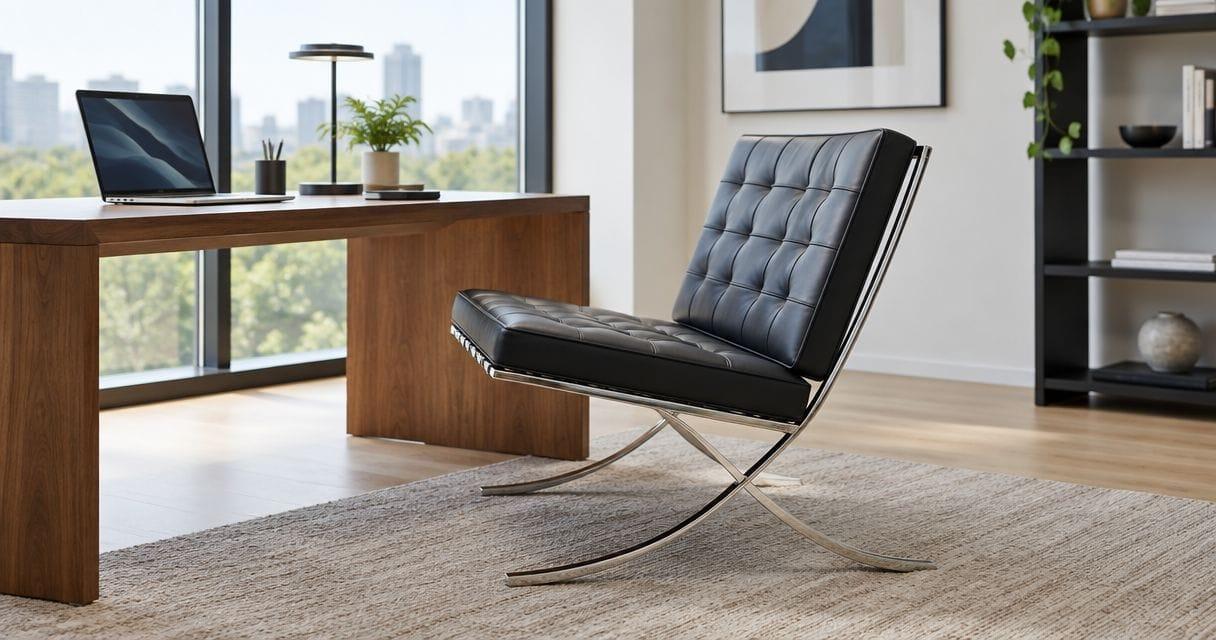 Best Mies van der Rohe chair replicas for minimalist home offices
