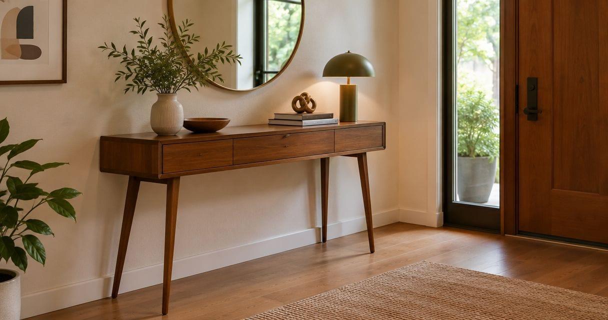 Best replica console tables for mid-century entryways