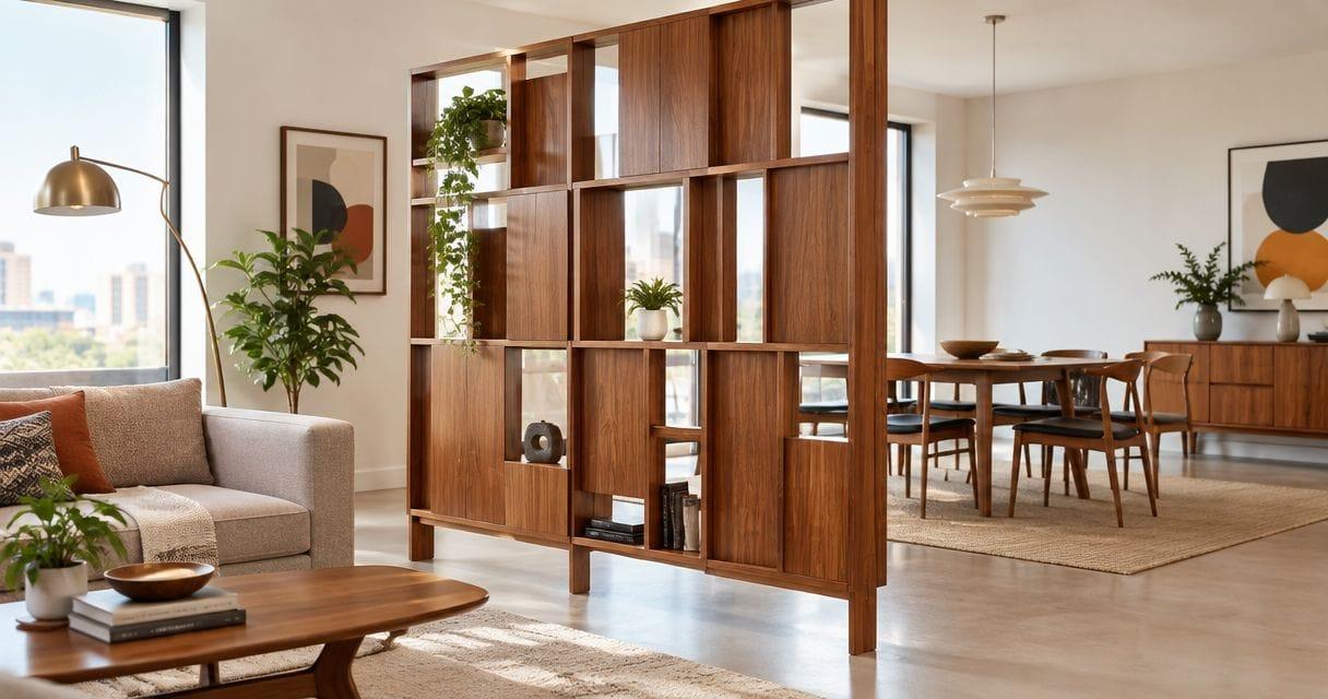 Best replica mid-century room dividers for open-plan homes