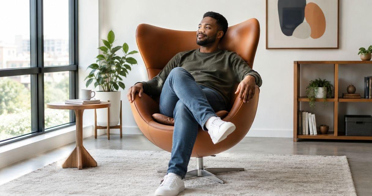 Can an egg chair replica support heavier body weights safely?