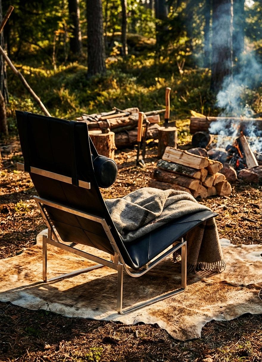 Le design mobilier en pleine nature : fabriquer une chaise de bushcraft