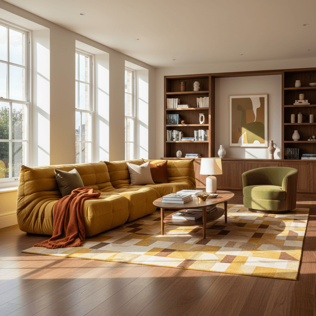 Retro Style Living Room: How to Get the Look Right