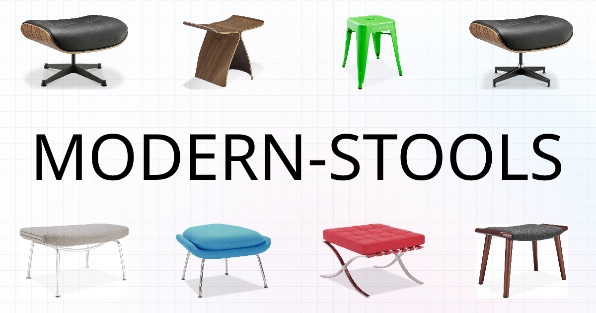 Modern Stool Collection Modern Designer Stools UK | Alvar Aalto Stool | Mobelaris